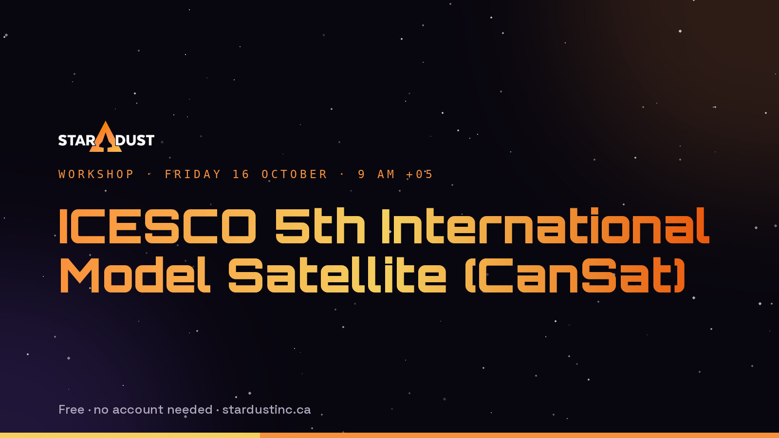 ICESCO 5th International Model Satellite (CanSat)